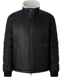 Bogner - Leder-Steppjacke Aleco Für Herren - Lyst