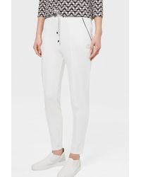 jogging pants with white stripe