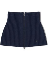 Bogner - Merida Virgin Wool Ribbed Collar - Lyst