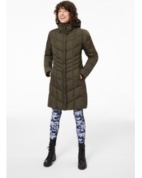 Bogner Kiara Down Coat In Olive Green