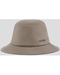 Bogner Leder-Bucket Hat Henny - Grau