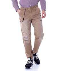 Trousers Jack & Jones 12136815 Man Anti Fit Low Rise Beige Pences Pants 