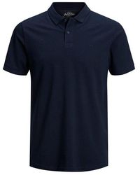 Blau/Grau XL Rabatt 58 % HERREN Hemden & T-Shirts Print Jack & Jones Poloshirt 