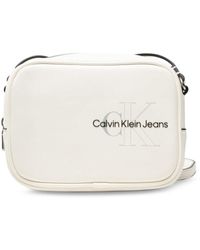 calvin klein shoulder bolsa brown