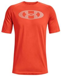 Under Armour - Men's Short Sleeve T-shirt Tech 2.0 Orange - Lyst