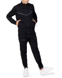 Womens Mens Clothing Mens Activewear EA7 Piryto Sweatshirt in Black gym and workout clothes Sweatshirts 