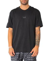 adidas Cotton Round Neck Short Sleeve Slip On Plain T-shirt - Black
