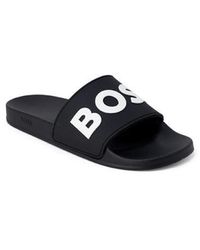 BOSS by HUGO BOSS Slippers for Men | Online Sale up to 32% off | Lyst