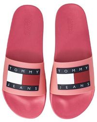 TOMMY HILFIGER JEANS Slippers for Women | Online Sale up to 21% off | Lyst