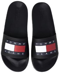 TOMMY HILFIGER JEANS Slippers for Women | Online Sale up to 21% off | Lyst
