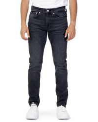 Calvin Klein Denim Mens Tarantula Skinny Jeans Black for Men | Lyst
