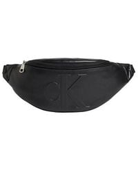Calvin Klein Synthetic Recycled Crossbody Bag in Black for Men waist bags and bumbags Mens Bags Belt Bags 