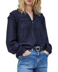 Pepe Jeans Woman Shirt MINI STRIPPED SHIRT 'CRIS'