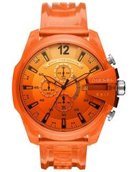 DIESEL Men's Watch Dz4533 (ø 53 Mm) - Orange