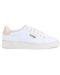 guess white platform sneakers