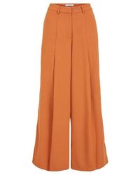 VILA CLOTHES Women Pants - Orange