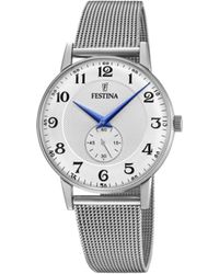 Festina - Men's Watch F20568/1 Silver - Lyst