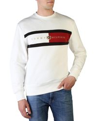 Mens Clothing Activewear gym and workout clothes Sweatshirts Tommy Hilfiger Sweat in White for Men 
