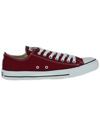 Converse Laced Trainers - Red