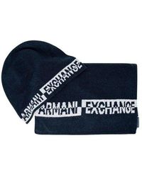 Armani Exchange Men Scarf - Blue