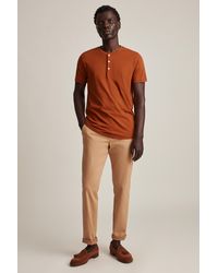 Bonobos Cotton High Collar Henley in 