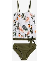 bonprix - Tankini A Fascia Con Spalline Multiway (Set 2 Pezzi) - Lyst