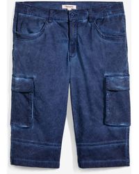 bonprix - Cargo-Long-Stretch-Bermuda Mit Komfortschnitt, Regular Fit - Lyst