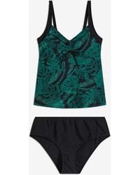 bonprix - Tankini Met Gerecycled Polyamide (2-Dlg. Set) Met Plooitjes - Lyst