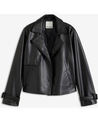 bonprix - Kurze Trench-Jacke Aus Lederimitat - Lyst