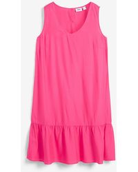 bonprix - Kurzes Kleid Aus Fließender Viskose - Lyst