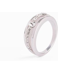 bonprix - Ring Veredelt Mit Glaskristallen - Lyst