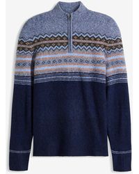 bonprix - Maglione Norvegese Con Colletto Dritto - Lyst