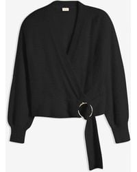 bonprix - Wikkeltrui Met Accessoire - Lyst