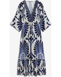 bonprix - Maxikleid Aus Fließender Viskose - Lyst