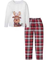 bonprix - Pyjama Met Langen Mouwen Van Biologisch Katoen - Lyst