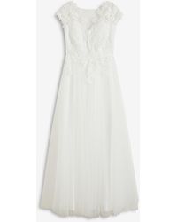 bonprix - Brautkleid Aus Zartem Tüll Mit Spitze - Lyst