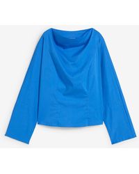 bonprix - Bluse Mit Weitem Ausschnitt - Lyst