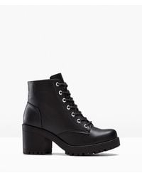 bonprix - Schnürboots Mit Blockabsatz - Lyst