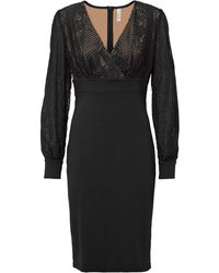 bonprix - Figurbetontes Midikleid Mit Spitze - Lyst