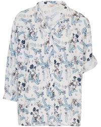 bonprix - Crinkle-Bluse Aus Fließender Viskose - Lyst