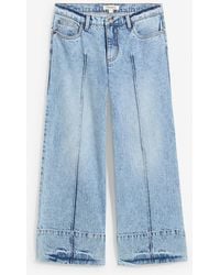 bonprix - Jean Large Cropped Taille Mi-Haute - Lyst