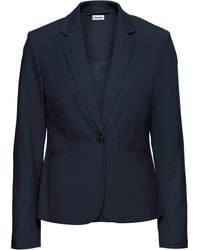 bonprix - Blazer Met Paspelzakken, Korte Maten - Lyst