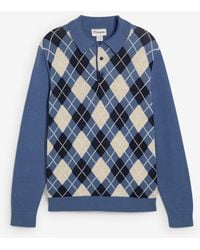 bonprix - Polo-Trui Met Argylepatroon Van Puur Katoen - Lyst