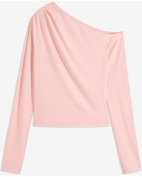 bonprix - Off-Shoulder-Shirt Mit Raffung - Lyst