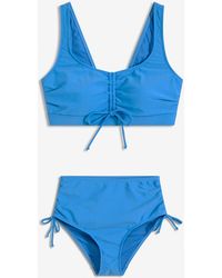 bonprix - Bralette Bikini Met Strikkoordjes (2-Dlg. Set) - Lyst