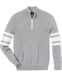 bonprix - Troyer Pullover Mit Recycelter Baumwolle - Lyst