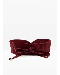 bonprix - Bindegürtel Aus Leder - Lyst