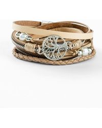 bonprix - Bracciale Avvolgente Con Ciondolo A Forma Di Albero Della Vita - Lyst