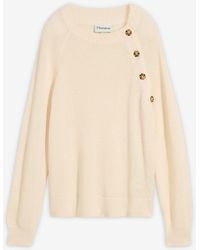 bonprix - Grobstrick-Pullover Mit Knopfleiste - Lyst