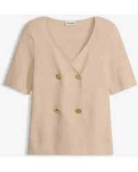 bonprix - Strickjacke Mit Baumwolle - Lyst